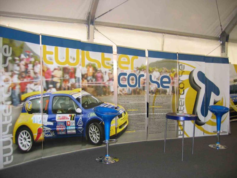 Lo stand hospitality Twister Corse